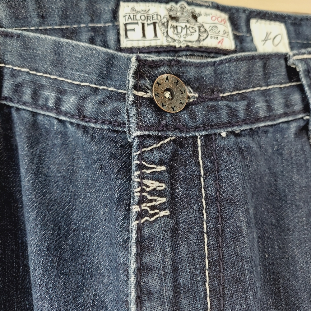 Tailored Fit Akademiks dark wash mens 40 x 35 jeans